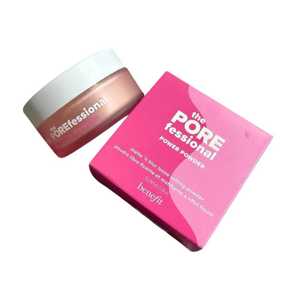 Benefit POREfessional Power Powder Loose Setting Powder Translucent 8g BNIB